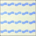 Artistic glazed tile