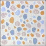 Artistic glazed tile