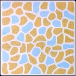 Artistic glazed tile
