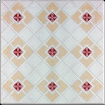 Artistic glazed tile