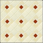 Artistic glazed tile