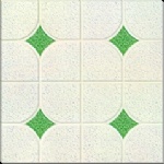 Artistic glazed tile